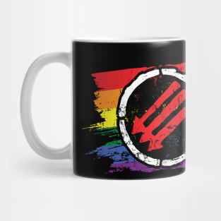 Vintage LGBT Pride Antifascist Action Gift Mug